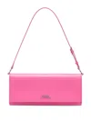 Marc Jacobs The Mirror Shoulder Leather Bag In Pink