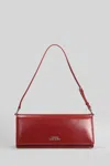 Marc Jacobs The Mirror Shoulder Shoulder Bag In Bordeaux Leather In Pink