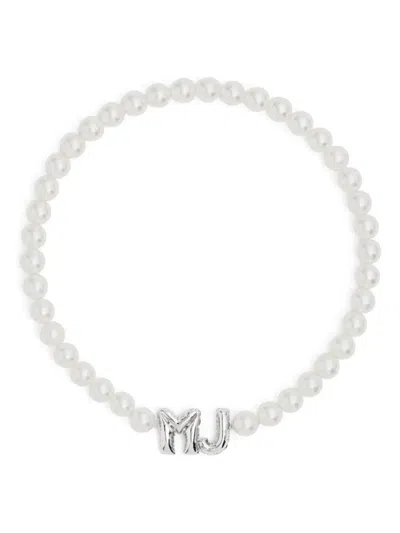 MARC JACOBS MARC JACOBS THE MJ BALLOON PEARL NECKLACE ACCESSORIES