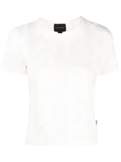 Marc Jacobs T-shirt Mit Monogrammmuster In White