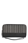 Marc Jacobs The Monogram Continental Wallet In Black