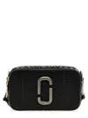 Marc Jacobs The Monogram Debossed Snapshot Crossbody Bags In Black
