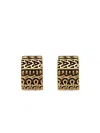 Marc Jacobs The Monogram Engraved Hoop Earrings In Gold