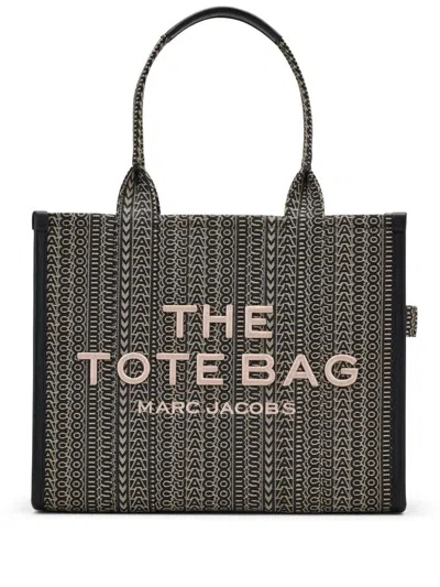 MARC JACOBS THE MONOGRAM JACQUARD LARGE TOTE BAG
