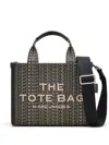 Marc Jacobs The Monogram Jacquard Small Tote Bag In Black