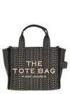 Marc Jacobs The Monogram Jacquard Small Tote Bag In Black