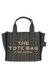 Marc Jacobs 'the Monogram Jacquard Small Tote' Handbag In Black