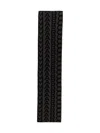 Marc Jacobs The Monogram Knit Scarf In Black