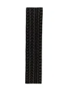 Marc Jacobs Women The Monogram Knit Scarf In Black