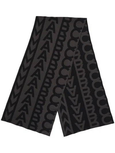 MARC JACOBS THE MONOGRAM KNIT SCARF