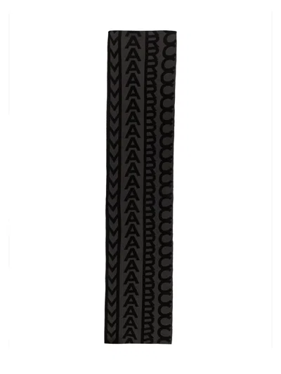 MARC JACOBS THE MONOGRAM KNIT SCARF