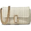 Marc Jacobs The Mini J Marc Leather Shoulder Bag In Khaki