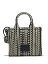Marc Jacobs Printed Leather Micro The Monogram Handbag In Multi