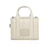 Marc Jacobs The Monogram Leather Mini Tote In Sand
