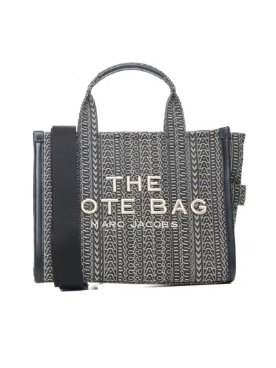 Marc Jacobs The Monogram Medium Tote Bag In Beige Multi