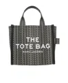 Marc Jacobs Sac Cabas The Monogram Jacquard Large Tote Bag In Black