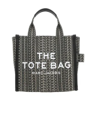 MARC JACOBS MARC JACOBS THE MONOGRAM ZIPPED SMALL TOTE BAG