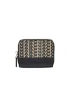 Marc Jacobs The Monogram Printed Wallet In Black