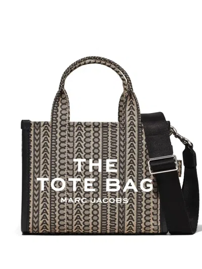 Marc Jacobs The Monogram Small Tote Bag In Gray