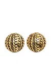 Marc Jacobs The Monogram Stud Earrings In Gold