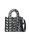 Marc Jacobs The Monogram Teddy Medium Tote Bag In Black