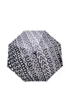 Marc Jacobs The Monogram Umbrella In Black