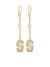 Marc Jacobs The Mother Of Pearl J Marc Luxe Drop Earrings