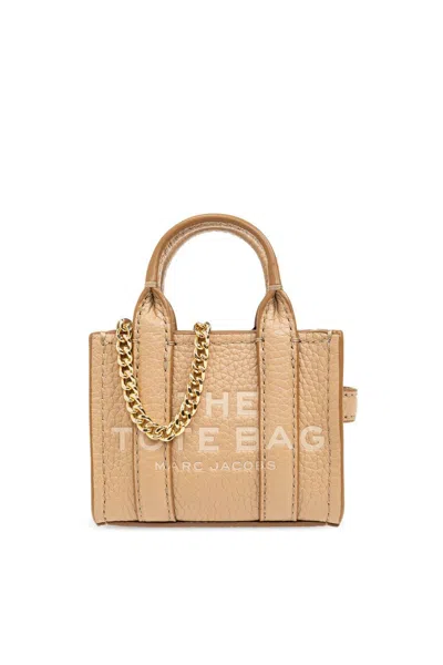 Marc Jacobs The Nano Chained Tote Bag In Camel