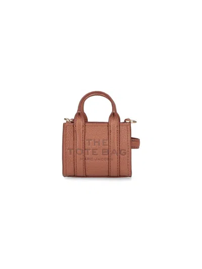 Marc Jacobs 'the Nano' Charm In Brown