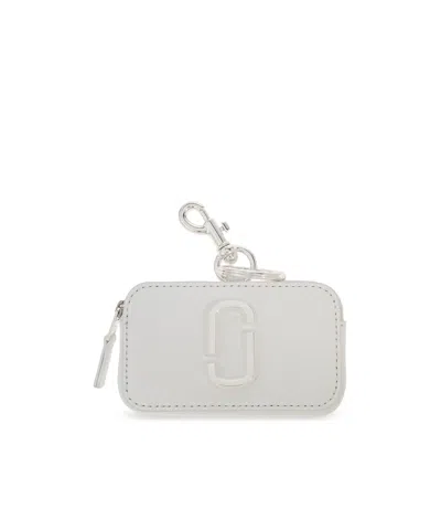 Marc Jacobs The Nano Leather Snapshot Charm In White