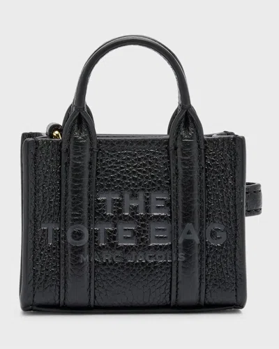 Marc Jacobs The Nano Tote Bag Charm In Black