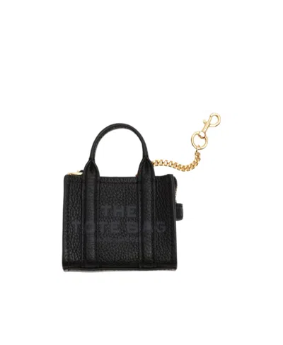 Marc Jacobs The Nano Tote Bag Charm In Black