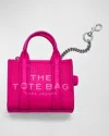 Marc Jacobs The Nano Tote Bag Charm In Hot Pink