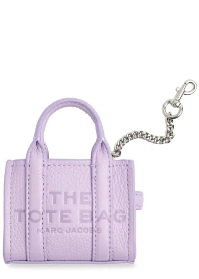 Marc Jacobs The Nano Tote Bag Charm In Light Purple