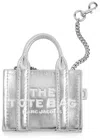 Marc Jacobs The Nano Tote Bag Metallic Charm In Silver