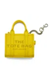 Marc Jacobs The Nano Tote Charm In 黄色
