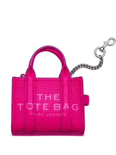 Marc Jacobs The Nano Tote Charm In Pink