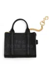 Marc Jacobs The Nano Charm Tote Leather Crossbody Bag In Black