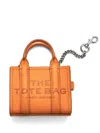 Marc Jacobs The Nano Tote Charm In Orange