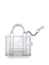 Marc Jacobs The Nano Tote Charm In Silver