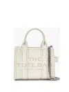Marc Jacobs The Nano Charm Tote Leather Crossbody Bag In Cotton