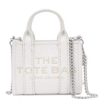Marc Jacobs The Nano Charm Tote Leather Crossbody Bag In Cotton