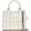 Marc Jacobs The Nano Charm Tote Leather Crossbody Bag In Cotton