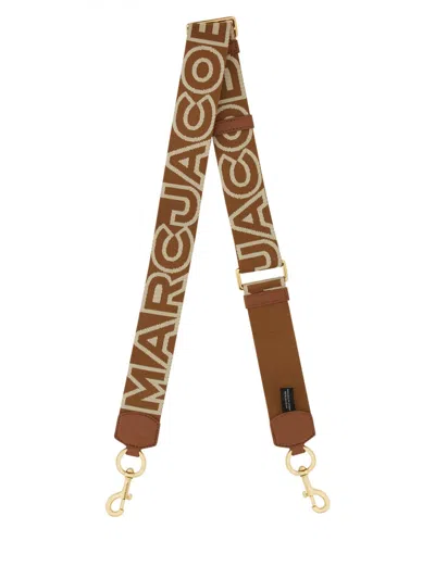 Marc Jacobs Adjustable Strap Outline Logo Bag Accessory In Brown