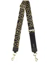 Marc Jacobs The Outline Logo Webbing Strap Accessories In Multi