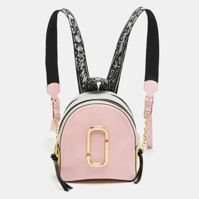 Pre-owned Marc Jacobs The Pack Shot Multicolor Leather Backpack