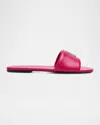 Marc Jacobs The Pave J Marc Snapshot Slide Sandals In Pink