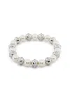 Marc Jacobs The Pearl Dot Statement Necklace In Metallic