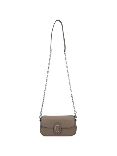 MARC JACOBS THE PEBBLE CLOVER CHAIN LOGO SHOULDER BAG