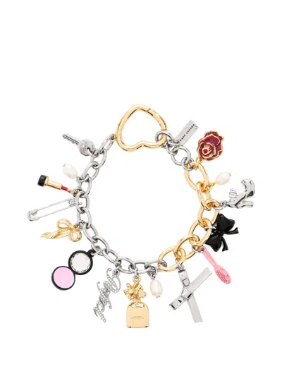Marc Jacobs The Perfect Imperfect Charm Bracelet In Multi